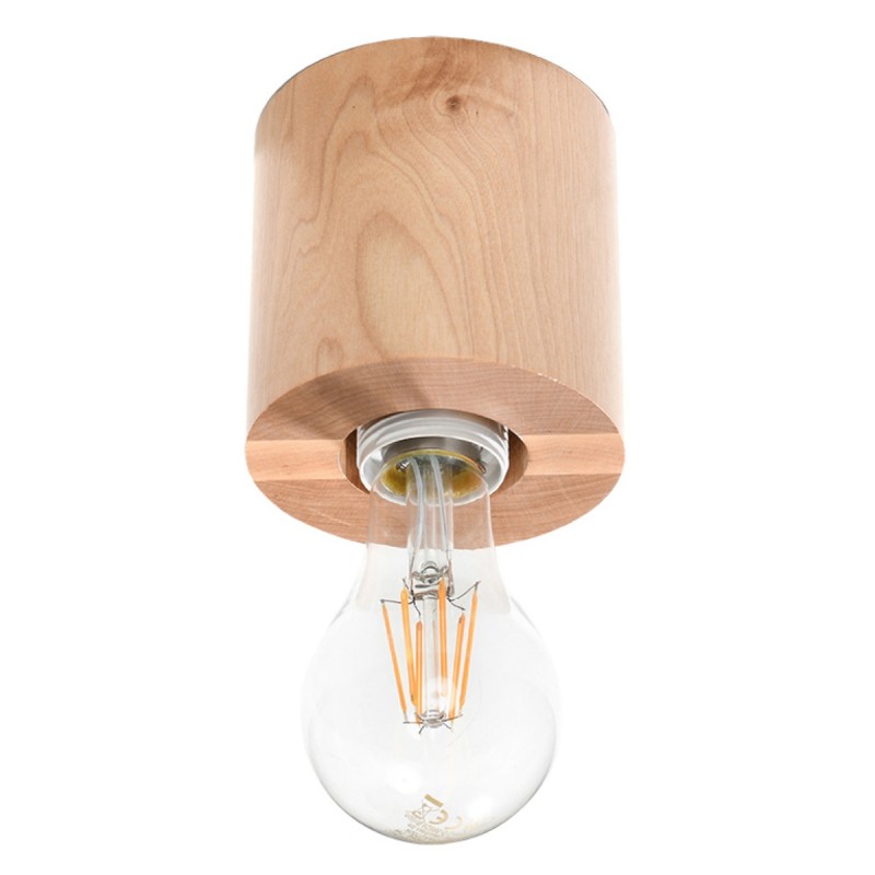 Lubinis šviestuvas SALGADO iš natūralaus medžio - Lubiniai, akcentiniai šviestuvai - 1