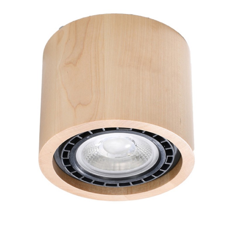 Lubinis šviestuvas BASIC 1 natūrali mediena - Lubiniai, akcentiniai šviestuvai - 1